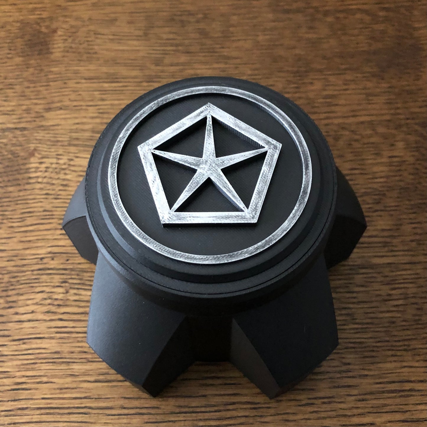 4wd centercaps silver leaf
