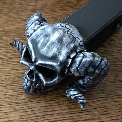 Demon skull hitch cover